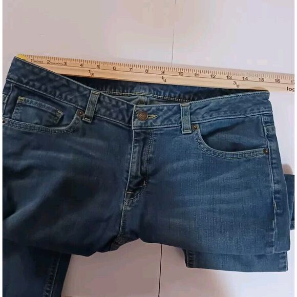 Michael Kors Women's Blue Mid-Rise Skinny Jeans Size 8 - Picture 9 of 14